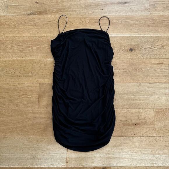 Princess Polly Holloway Wishes Mini Dress Curve in Black - Picture 1 of 6